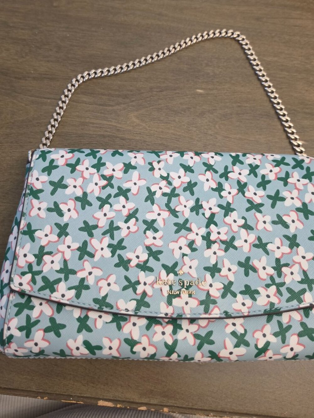 Kate Spade New York Floral Chain Crossbody Bag